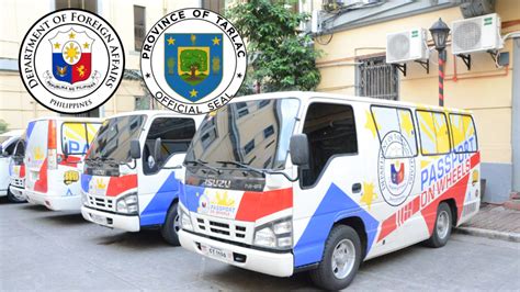 Tarlac mobile passport service rolls out next month.